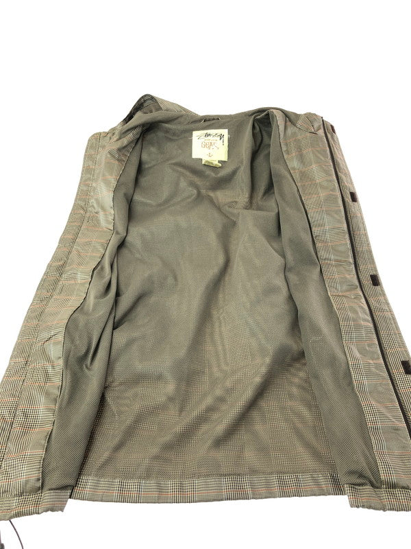 【中古品】【メンズ】 OLD STUSSY GEAR オールド ステューシー ギア CHECK NYLON MOUNTAIN JACKET 紺タグ チェック NYLON マウンテン ジャケット 142-260505-rt-26-tag サイズ：L カラー：マルチカラー 万代Net店