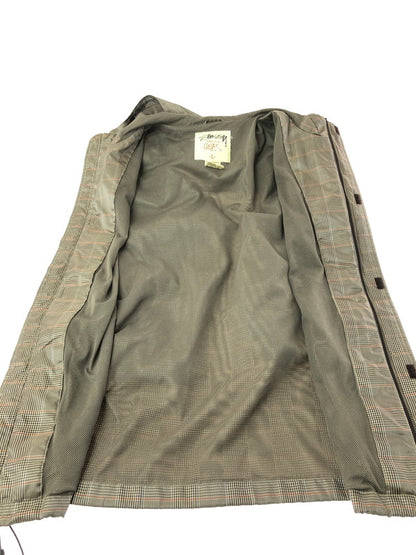 【中古品】【メンズ】 OLD STUSSY GEAR オールド ステューシー ギア CHECK NYLON MOUNTAIN JACKET 紺タグ チェック NYLON マウンテン ジャケット 142-260505-rt-26-tag サイズ：L カラー：マルチカラー 万代Net店
