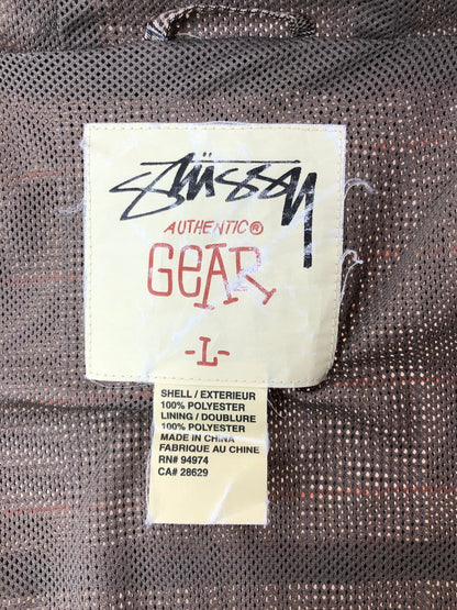 【中古品】【メンズ】 OLD STUSSY GEAR オールド ステューシー ギア CHECK NYLON MOUNTAIN JACKET 紺タグ チェック NYLON マウンテン ジャケット 142-260505-rt-26-tag サイズ：L カラー：マルチカラー 万代Net店