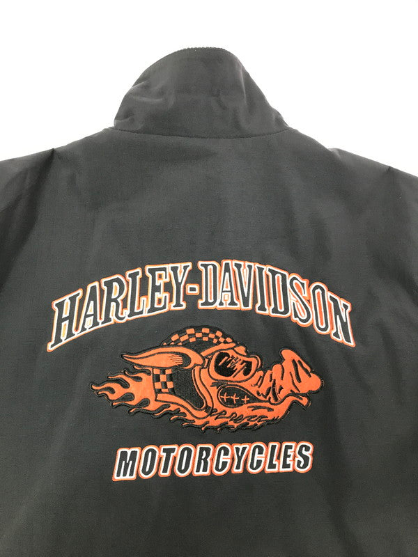 【中古品】【メンズ】 HARLEY DAVIDSON ハーレー ダビッドソン PATCH JACKET ワッペンジャケット アウター 145-260523-na-10-tagh サイズ：L カラー：ブラック 万代Net店