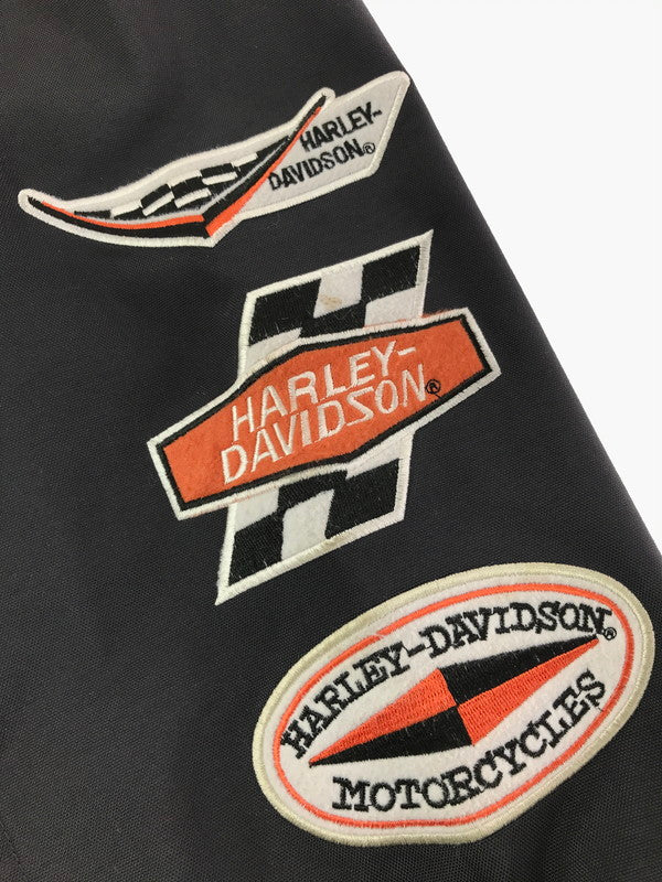 【中古品】【メンズ】 HARLEY DAVIDSON ハーレー ダビッドソン PATCH JACKET ワッペンジャケット アウター 145-260523-na-10-tagh サイズ：L カラー：ブラック 万代Net店