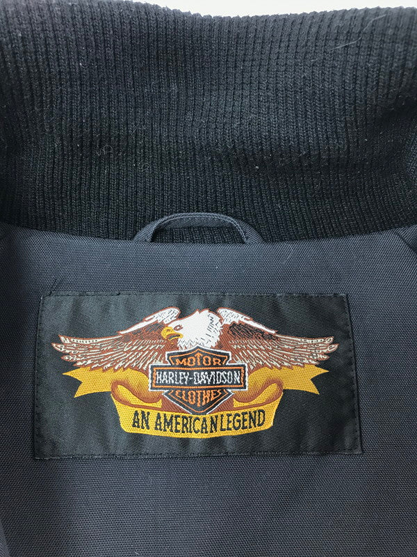 【中古品】【メンズ】 HARLEY DAVIDSON ハーレー ダビッドソン PATCH JACKET ワッペンジャケット アウター 145-260523-na-10-tagh サイズ：L カラー：ブラック 万代Net店