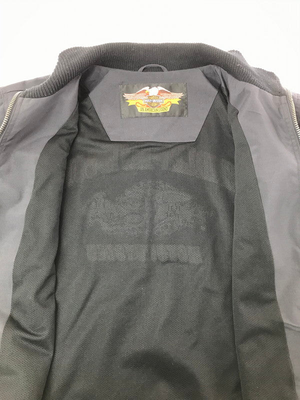 【中古品】【メンズ】 HARLEY DAVIDSON ハーレー ダビッドソン PATCH JACKET ワッペンジャケット アウター 145-260523-na-10-tagh サイズ：L カラー：ブラック 万代Net店