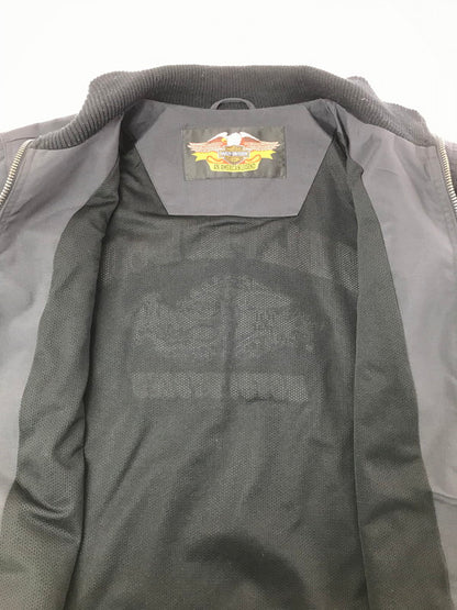 【中古品】【メンズ】 HARLEY DAVIDSON ハーレー ダビッドソン PATCH JACKET ワッペンジャケット アウター 145-260523-na-10-tagh サイズ：L カラー：ブラック 万代Net店