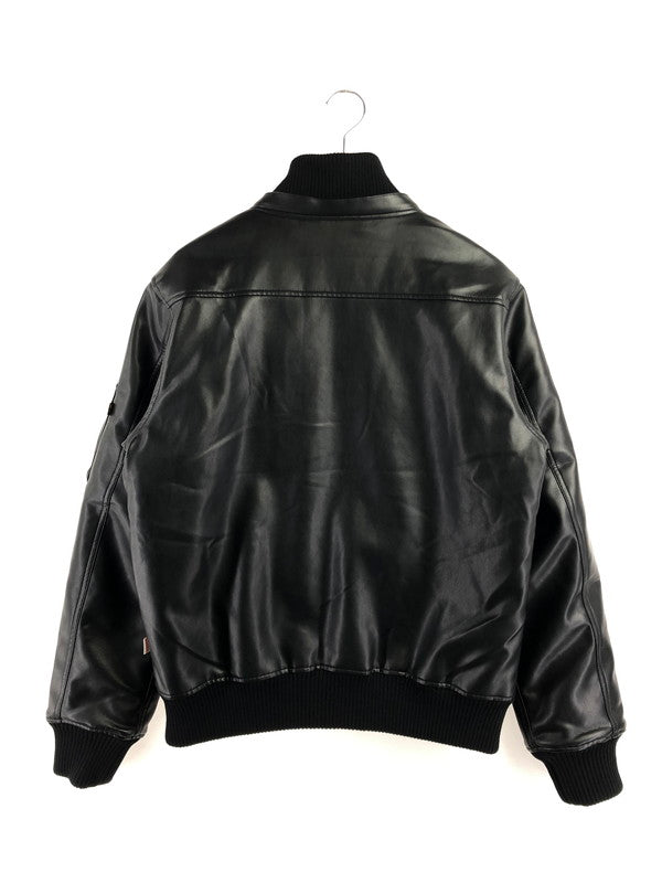 【中古品】【メンズ】 ALPHA INDUSTRIES アルファ HOODED RIB JACKET TA1658-101 フーデッド リブ ジャケット アウター 145-260505-rt-27-tag サイズ：L カラー：ブラック 万代Net店