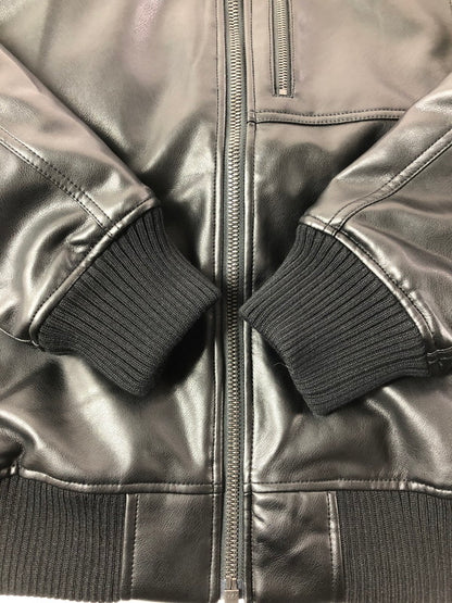 【中古品】【メンズ】 ALPHA INDUSTRIES アルファ HOODED RIB JACKET TA1658-101 フーデッド リブ ジャケット アウター 145-260505-rt-27-tag サイズ：L カラー：ブラック 万代Net店