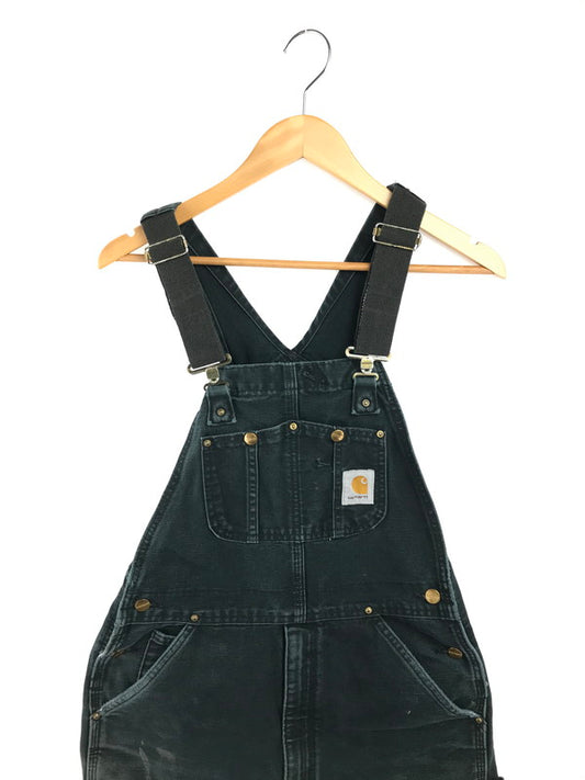【現状渡し品】【メンズ】 CARHARTT DOUBLE KNEE DUCK OVERALLS ダブル ニー ダック オーバーオール "BLACK" 157-260525-ki-15-tagh サイズ：表記なし カラー：ブラック 万代Net店