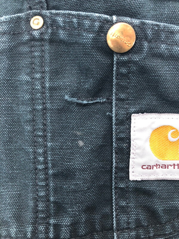 【現状渡し品】【メンズ】 CARHARTT DOUBLE KNEE DUCK OVERALLS ダブル ニー ダック オーバーオール "BLACK" 157-260525-ki-15-tagh サイズ：表記なし カラー：ブラック 万代Net店
