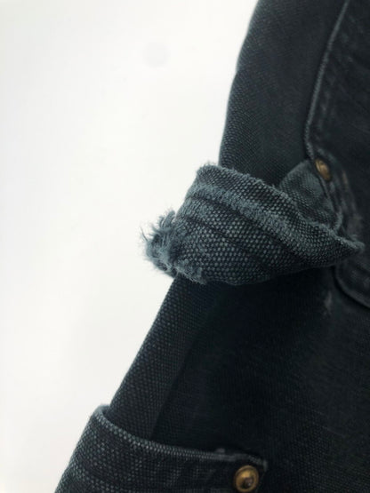 【現状渡し品】【メンズ】 CARHARTT DOUBLE KNEE DUCK OVERALLS ダブル ニー ダック オーバーオール "BLACK" 157-260525-ki-15-tagh サイズ：表記なし カラー：ブラック 万代Net店