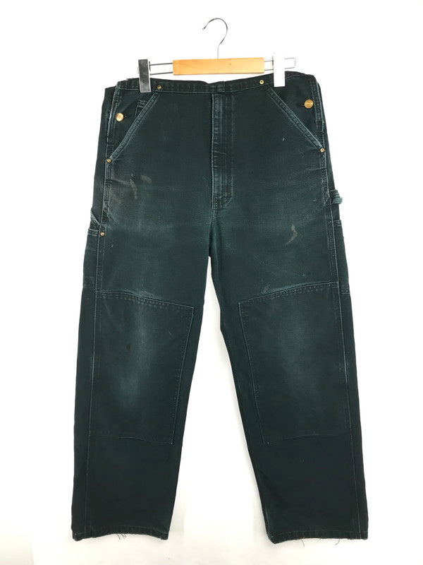 【現状渡し品】【メンズ】 CARHARTT DOUBLE KNEE DUCK OVERALLS ダブル ニー ダック オーバーオール "BLACK" 157-260525-ki-15-tagh サイズ：表記なし カラー：ブラック 万代Net店
