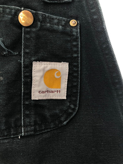 【現状渡し品】【メンズ】 CARHARTT DOUBLE KNEE DUCK OVERALLS ダブル ニー ダック オーバーオール "BLACK" 157-260525-ki-15-tagh サイズ：表記なし カラー：ブラック 万代Net店