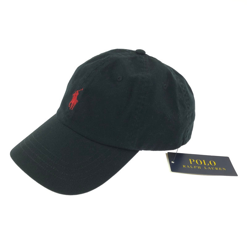 【中古美品】【メンズ】 POLO RALPH LAUREN ポロ ラルフローレン BASEBALL CAP 710548524012 ベースボール キャップ 帽子 アクセサリー 185-260714-YY-09-tagh サイズ：F カラー：ブラック 万代Net店