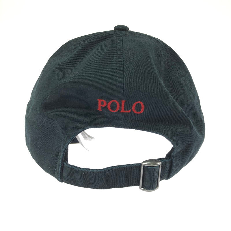 【中古美品】【メンズ】 POLO RALPH LAUREN ポロ ラルフローレン BASEBALL CAP 710548524012 ベースボール キャップ 帽子 アクセサリー 185-260714-YY-09-tagh サイズ：F カラー：ブラック 万代Net店