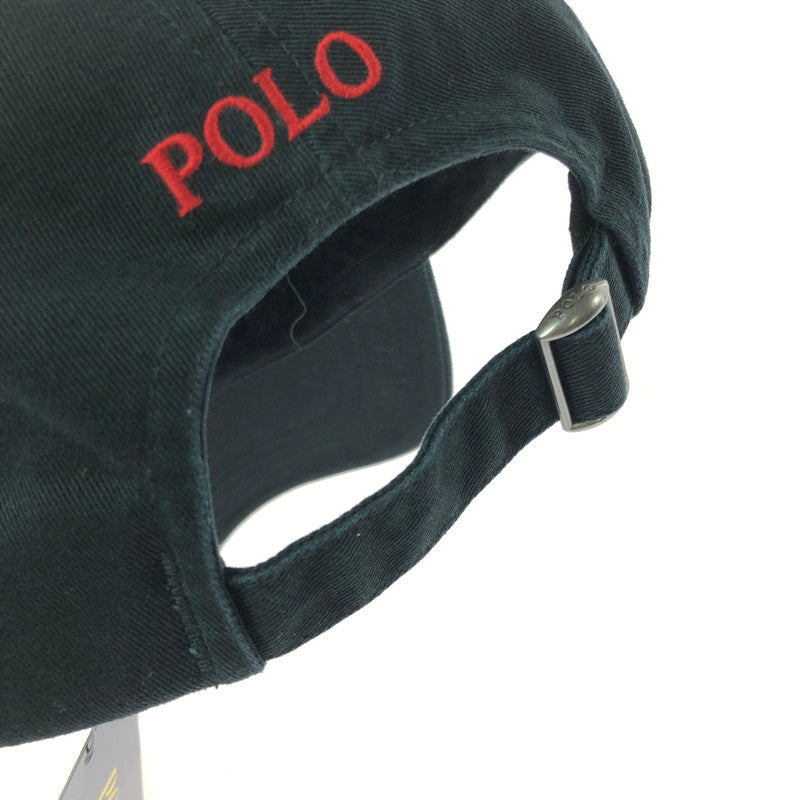 【中古美品】【メンズ】 POLO RALPH LAUREN ポロ ラルフローレン BASEBALL CAP 710548524012 ベースボール キャップ 帽子 アクセサリー 185-260714-YY-09-tagh サイズ：F カラー：ブラック 万代Net店