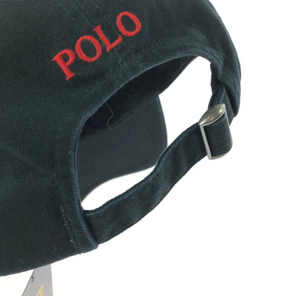 【中古美品】【メンズ】 POLO RALPH LAUREN ポロ ラルフローレン BASEBALL CAP 710548524012 ベースボール キャップ 帽子 アクセサリー 185-260714-YY-09-tagh サイズ：F カラー：ブラック 万代Net店