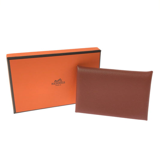 【中古美品】【メンズ】 HERMES エルメス Coin CASE B刻印 カルヴィ ヴォーエプソン コインケース 財布 181-260716-rt-23-tagh カラー：ブラウン 万代Net店