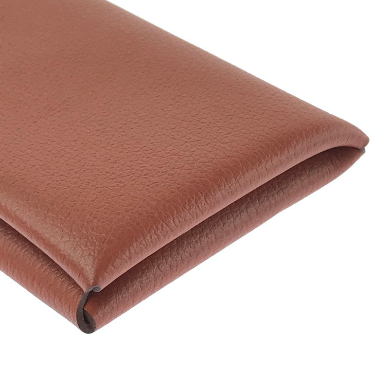 【中古美品】【メンズ】 HERMES エルメス Coin CASE B刻印 カルヴィ ヴォーエプソン コインケース 財布 181-260716-rt-23-tagh カラー：ブラウン 万代Net店