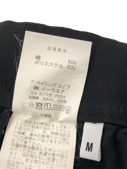 【中古品】【メンズ】 A BATHING APE ア ベイシング エイプ RIPSTOP CARGO PANTS 001PTG301020X 忍猿 リップ ストップ カーゴ パンツ ボトムス 153-260627-rt-24-tagh サイズ：M カラー：ブラック 万代Net店