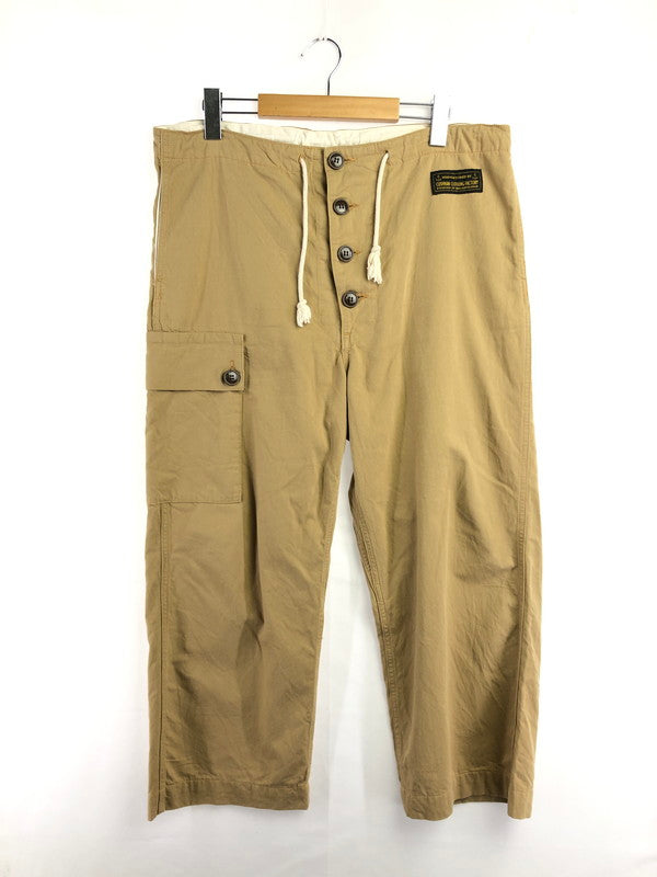 【中古品】【メンズ】 CUSHMAN クッシュマン SLUB TWILL OVERPANTS BEIGE スラブツイルオーバーパンツ 22281 ボトムス アメカジ 156-260823-su-10-tagh サイズ：M カラー：ベージュ 万代Net店