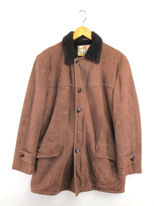 【現状渡し品】【メンズ】 BANTAMAC バンタマック × WHITE STAG ホワイトスタッグ SUEDE JACKET スエードジャケット アウター 146-260909-na-17-tagh サイズ：40 カラー：ブラウン 万代Net店