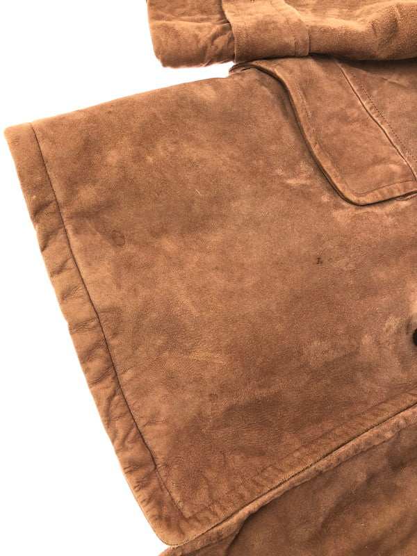 【現状渡し品】【メンズ】 BANTAMAC バンタマック × WHITE STAG ホワイトスタッグ SUEDE JACKET スエードジャケット アウター 146-260909-na-17-tagh サイズ：40 カラー：ブラウン 万代Net店
