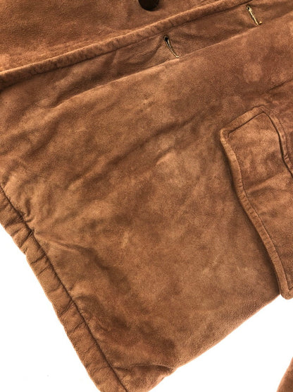 【現状渡し品】【メンズ】 BANTAMAC バンタマック × WHITE STAG ホワイトスタッグ SUEDE JACKET スエードジャケット アウター 146-260909-na-17-tagh サイズ：40 カラー：ブラウン 万代Net店