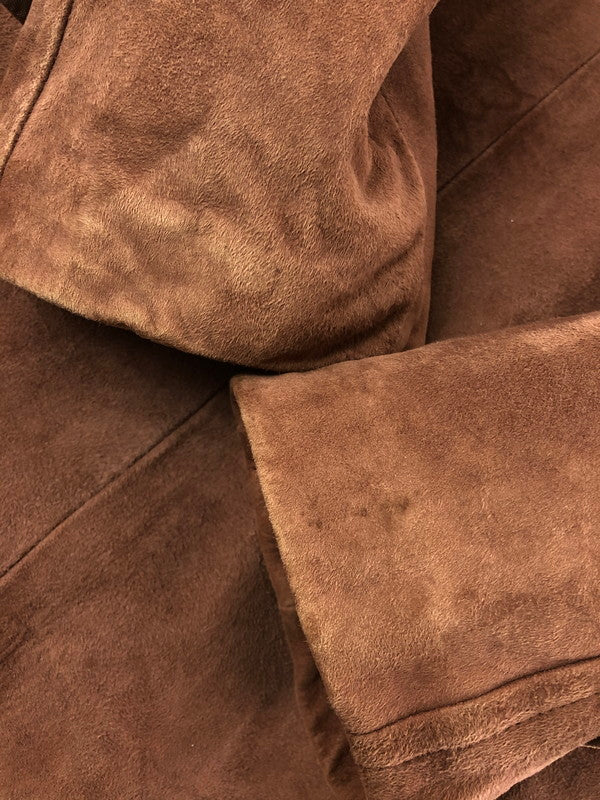 【現状渡し品】【メンズ】 BANTAMAC バンタマック × WHITE STAG ホワイトスタッグ SUEDE JACKET スエードジャケット アウター 146-260909-na-17-tagh サイズ：40 カラー：ブラウン 万代Net店