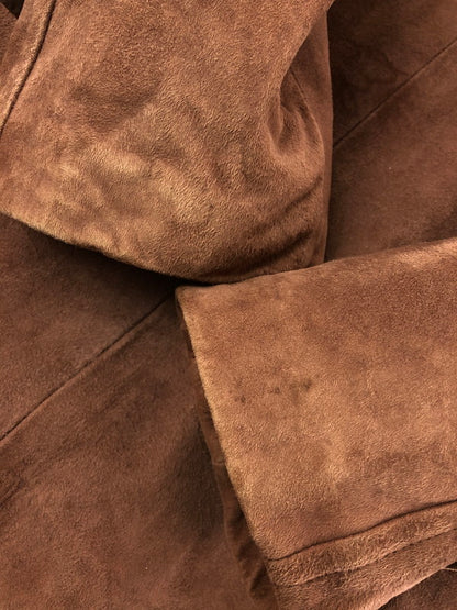 【現状渡し品】【メンズ】 BANTAMAC バンタマック × WHITE STAG ホワイトスタッグ SUEDE JACKET スエードジャケット アウター 146-260909-na-17-tagh サイズ：40 カラー：ブラウン 万代Net店