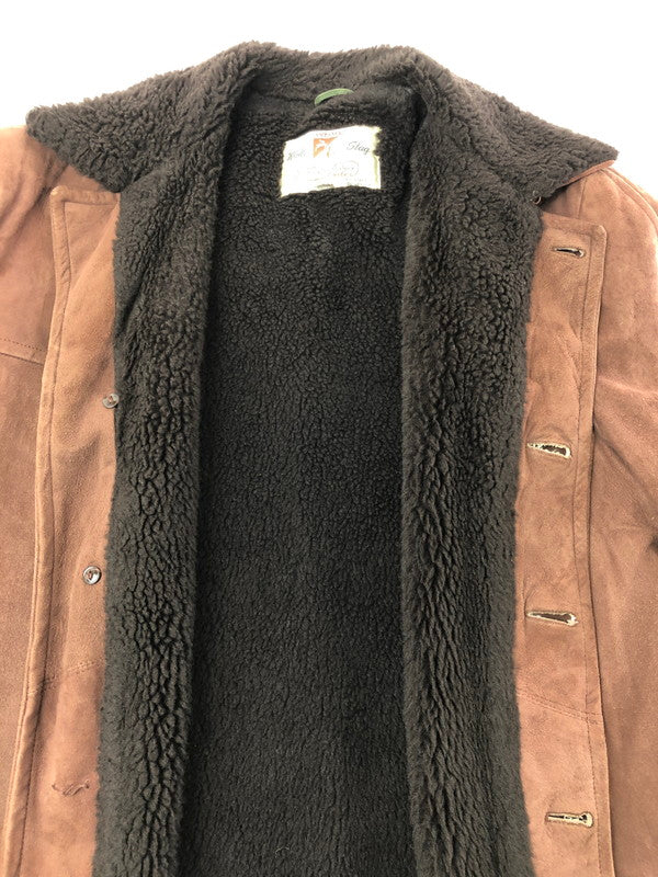 【現状渡し品】【メンズ】 BANTAMAC バンタマック × WHITE STAG ホワイトスタッグ SUEDE JACKET スエードジャケット アウター 146-260909-na-17-tagh サイズ：40 カラー：ブラウン 万代Net店