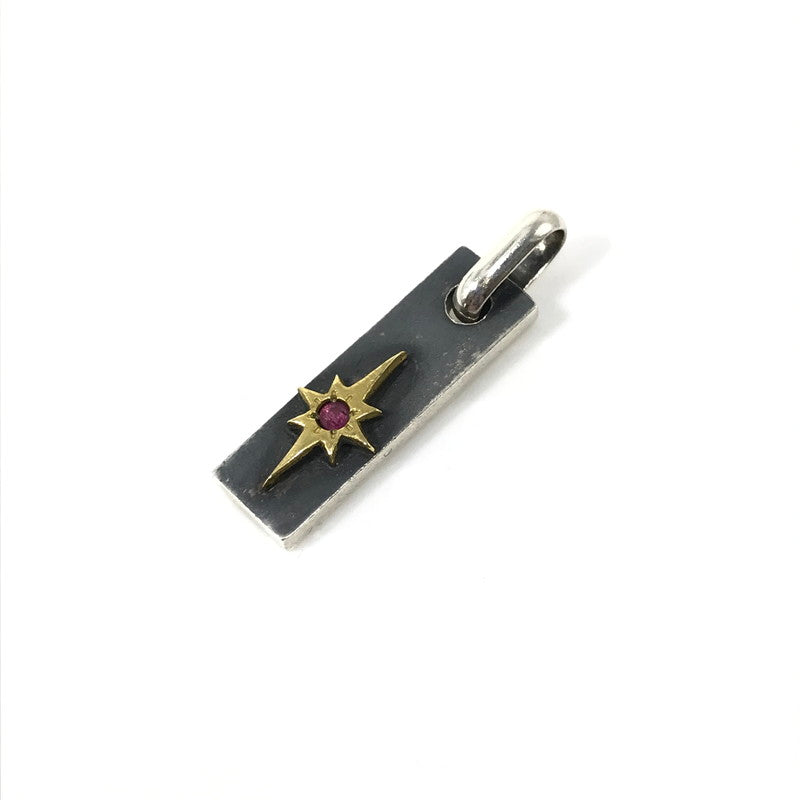 【中古品】【メンズ】 BIG HAND ビッグハンド 2025 X'MAS ミッドナイトトップ ルビー ペンダントトップ アクセサリー 192-260507-na-06-tag カラー：シルバー 万代Net店