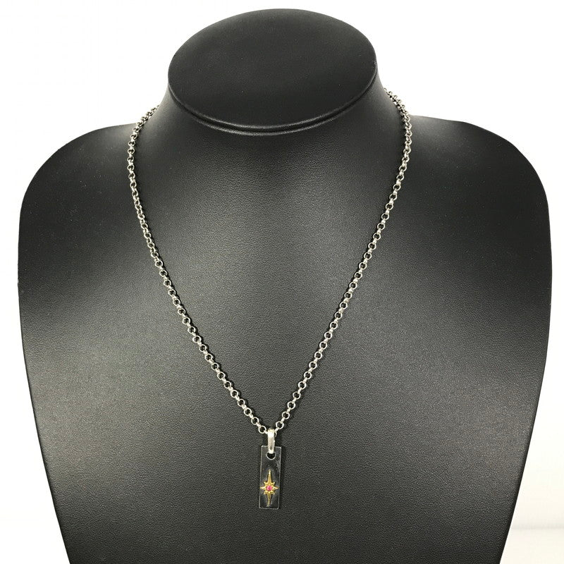 【中古品】【メンズ】 BIG HAND ビッグハンド 2025 X'MAS ミッドナイトトップ ルビー ペンダントトップ アクセサリー 192-260507-na-06-tag カラー：シルバー 万代Net店