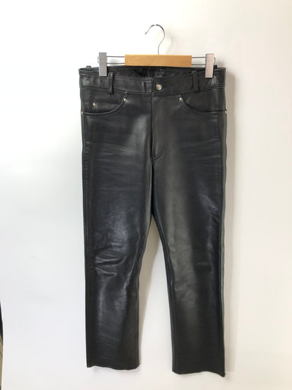 【中古品】【メンズ】 HARLEY-DAVIDSON ハーレー ダビッドソン LEATHER PANTS 98146 レザー パンツ ボトムス 156-260524-rt-29-tagh サイズ：32 カラー：ブラック 万代Net店
