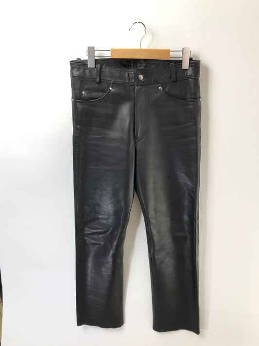 【中古品】【メンズ】 HARLEY-DAVIDSON ハーレー ダビッドソン LEATHER PANTS 98146 レザー パンツ ボトムス 156-260524-rt-29-tagh サイズ：32 カラー：ブラック 万代Net店