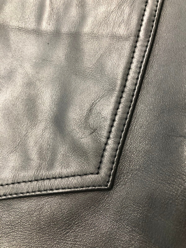 【中古品】【メンズ】 HARLEY-DAVIDSON ハーレー ダビッドソン LEATHER PANTS 98146 レザー パンツ ボトムス 156-260524-rt-29-tagh サイズ：32 カラー：ブラック 万代Net店