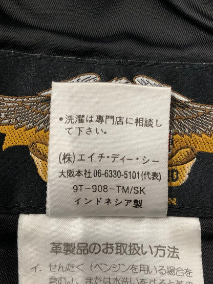 【中古品】【メンズ】 HARLEY-DAVIDSON ハーレー ダビッドソン LEATHER PANTS 98146 レザー パンツ ボトムス 156-260524-rt-29-tagh サイズ：32 カラー：ブラック 万代Net店