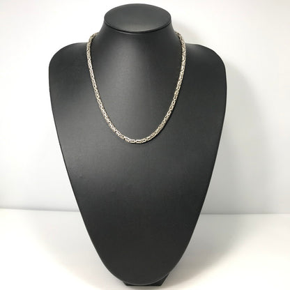【中古品】【メンズ】 USED BYZANTINE CHAIN ビザンチンネックレス アクセサリー 192-260627-na-18-tagh カラー：シルバー 万代Net店