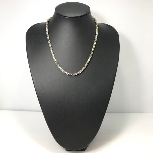 【中古品】【メンズ】 USED BYZANTINE CHAIN ビザンチンネックレス アクセサリー 192-260627-na-18-tagh カラー：シルバー 万代Net店