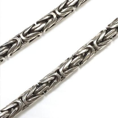 【中古品】【メンズ】 USED BYZANTINE CHAIN ビザンチンネックレス アクセサリー 192-260627-na-18-tagh カラー：シルバー 万代Net店