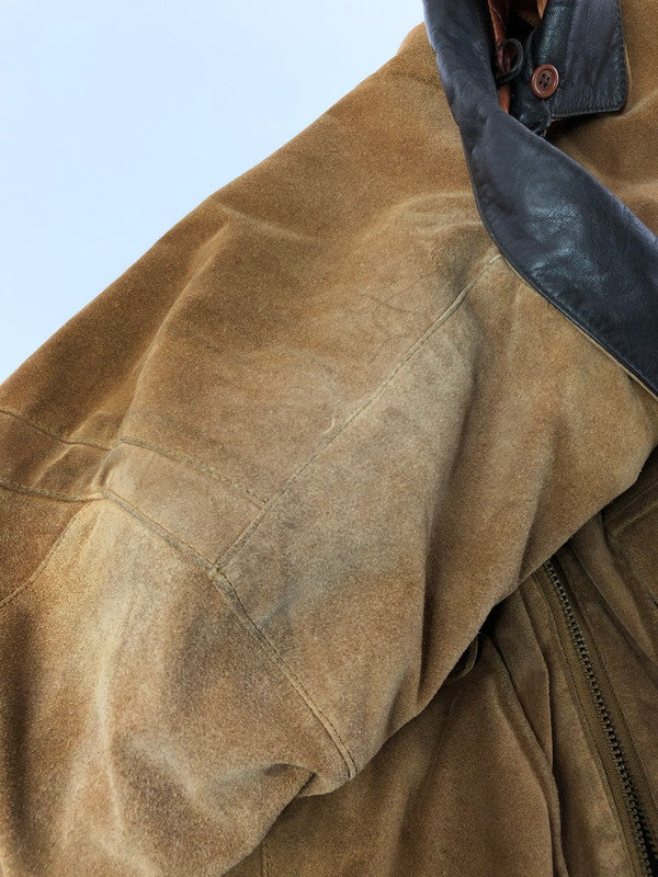 【現状渡し品】【メンズ】 MEN'S ROBO メンズロボ SUEDE JACKET 4735-A スウェード ジャケット アウター 146-260909-na-18-tagh サイズ：M カラー：ブラウン 万代Net店