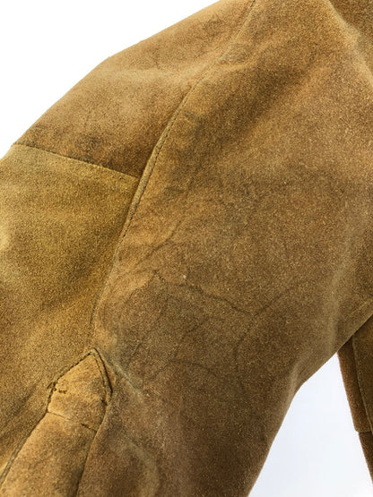 【現状渡し品】【メンズ】 MEN'S ROBO メンズロボ SUEDE JACKET 4735-A スウェード ジャケット アウター 146-260909-na-18-tagh サイズ：M カラー：ブラウン 万代Net店