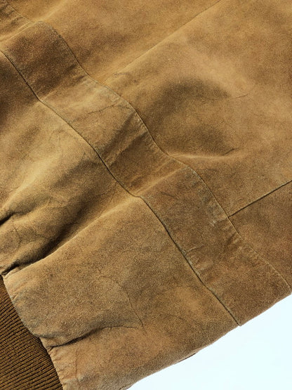 【現状渡し品】【メンズ】 MEN'S ROBO メンズロボ SUEDE JACKET 4735-A スウェード ジャケット アウター 146-260909-na-18-tagh サイズ：M カラー：ブラウン 万代Net店