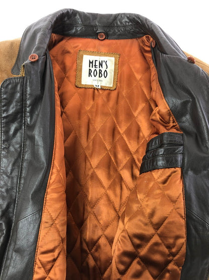 【現状渡し品】【メンズ】 MEN'S ROBO メンズロボ SUEDE JACKET 4735-A スウェード ジャケット アウター 146-260909-na-18-tagh サイズ：M カラー：ブラウン 万代Net店