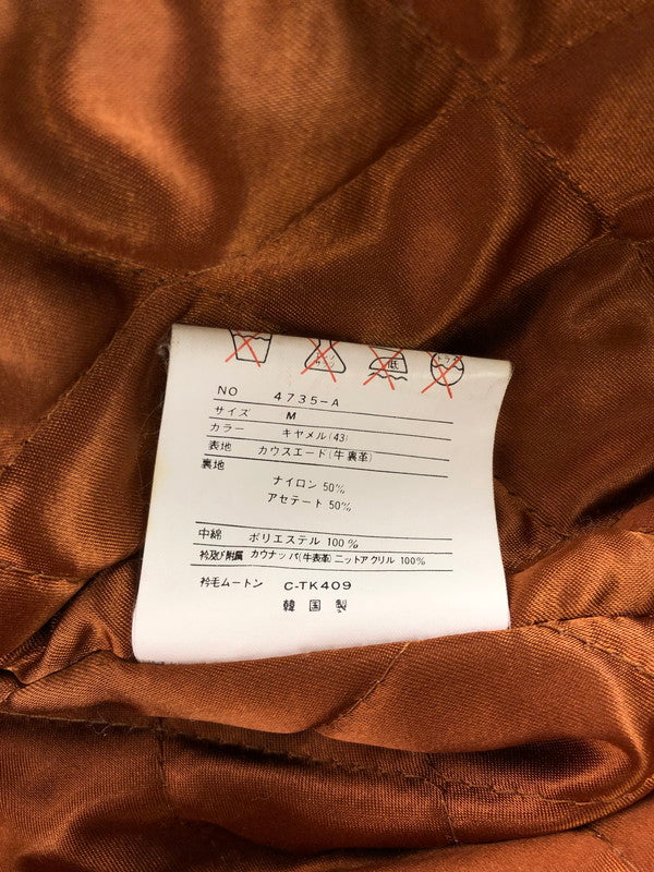 【現状渡し品】【メンズ】 MEN'S ROBO メンズロボ SUEDE JACKET 4735-A スウェード ジャケット アウター 146-260909-na-18-tagh サイズ：M カラー：ブラウン 万代Net店