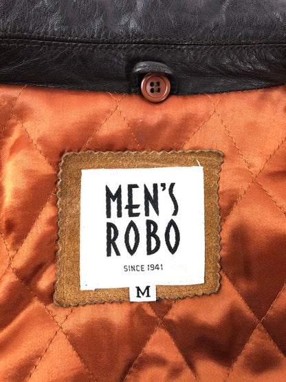 【現状渡し品】【メンズ】 MEN'S ROBO メンズロボ SUEDE JACKET 4735-A スウェード ジャケット アウター 146-260909-na-18-tagh サイズ：M カラー：ブラウン 万代Net店