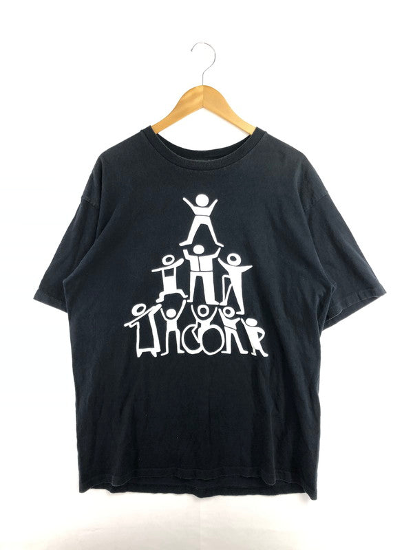 【中古品】【メンズ】 SALEM セーラム 90's HUMAN PYRAMID SILHOUETTE ART TEE ヒューマン ピラミッド シルエット アート Tシャツ トップス 146-260516-rt-08-tagh サイズ：XXL カラー：ブラック 万代Net店