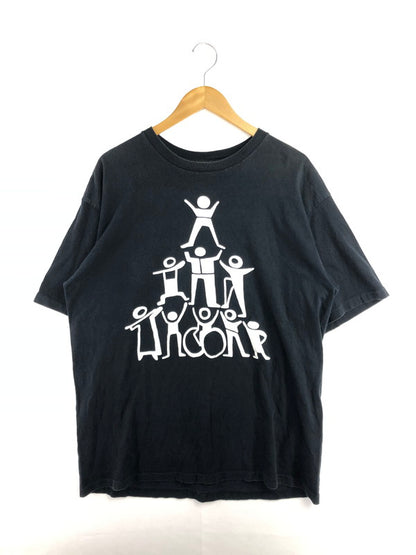 【中古品】【メンズ】 SALEM セーラム 90's HUMAN PYRAMID SILHOUETTE ART TEE ヒューマン ピラミッド シルエット アート Tシャツ トップス 146-260516-rt-08-tagh サイズ：XXL カラー：ブラック 万代Net店