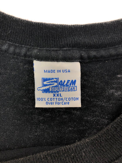 【中古品】【メンズ】 SALEM セーラム 90's HUMAN PYRAMID SILHOUETTE ART TEE ヒューマン ピラミッド シルエット アート Tシャツ トップス 146-260516-rt-08-tagh サイズ：XXL カラー：ブラック 万代Net店