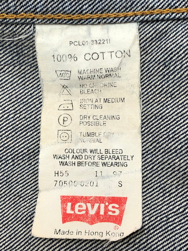 【現状渡し品】【メンズ】 LEVI'S リーバイス 90'S DENIM JACKET 70500-0201 90年代 デニムジャケット ライトアウター 146-260519-na-08-tagh サイズ：S カラー：インディゴ 万代Net店