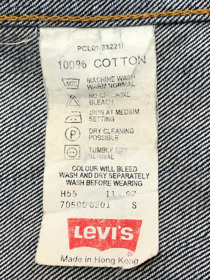 【現状渡し品】【メンズ】 LEVI'S リーバイス 90'S DENIM JACKET 70500-0201 90年代 デニムジャケット ライトアウター 146-260519-na-08-tagh サイズ：S カラー：インディゴ 万代Net店