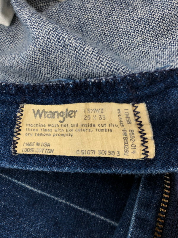 【中古品】【メンズ】 WRANGLER ラングラー 80～90's DENIM PANTS 13MWZ USA製 80～90年代 デニム パンツ ジーンズ ボトムス 157-260524-rt-25-tagh サイズ：29×33 カラー：インディゴ 万代Net店